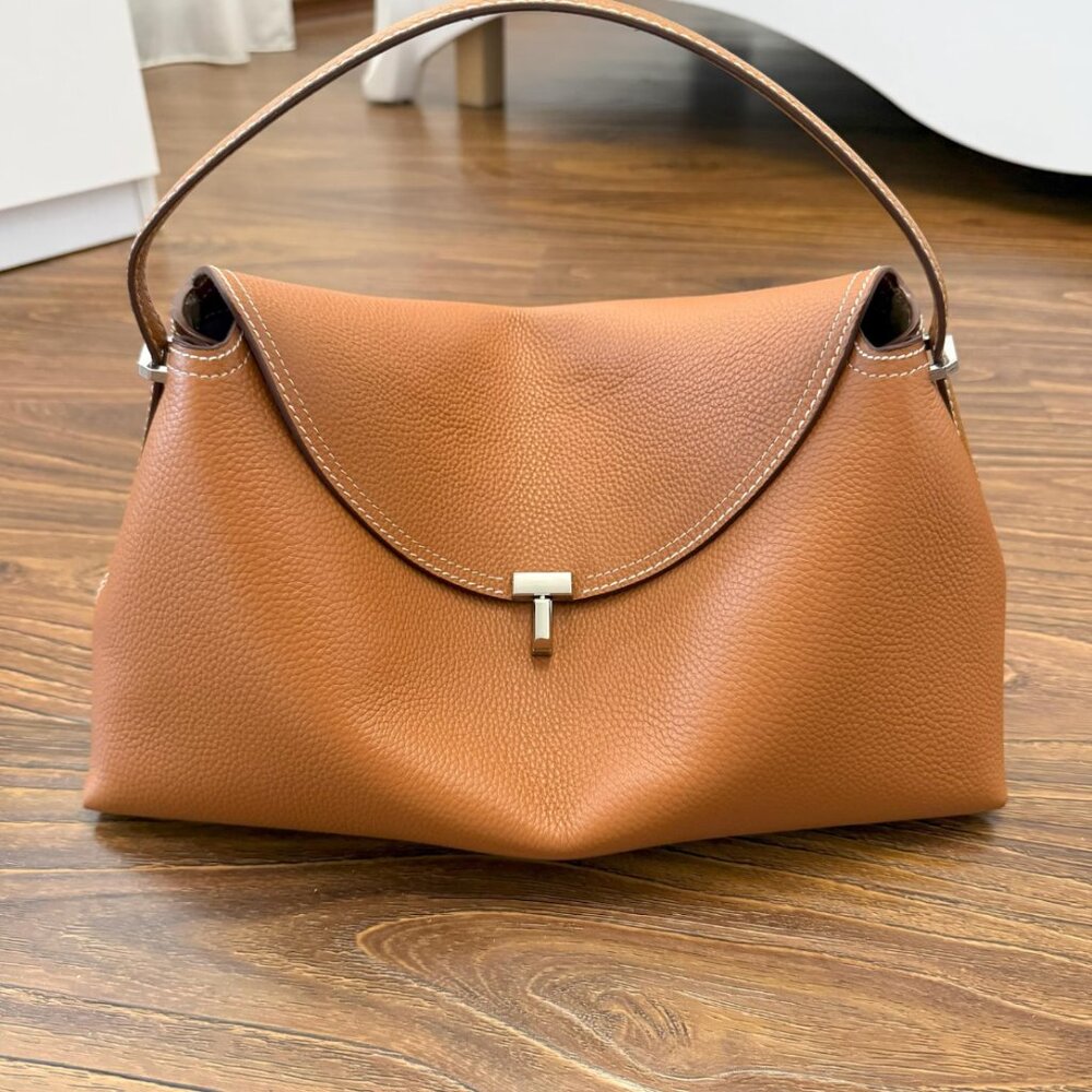 Grain Cowhide Bag, Medium and Small Leather Bag - NWOT